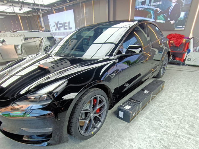 特斯拉-Model 3隐形车衣施工案例