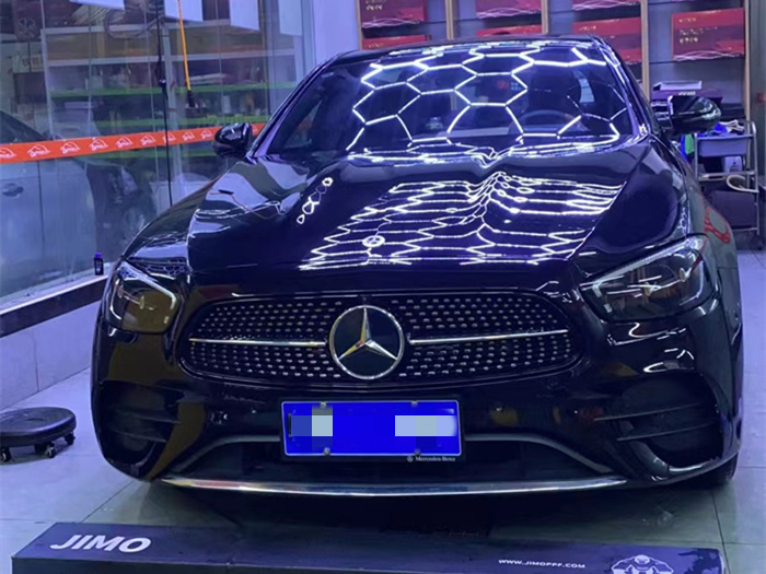 奔驰-E300L隐形车衣施工案例