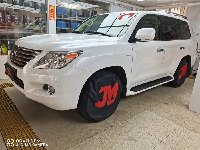 雷克萨斯 LX570隐形车衣施工案例