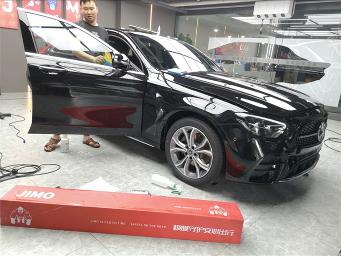 奔驰-E300隐形车衣施工案例