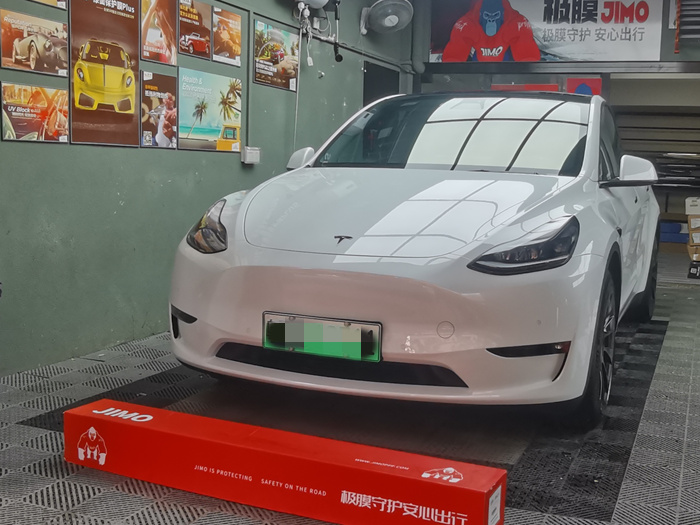 特斯拉-Model  Y隐形车衣施工案例