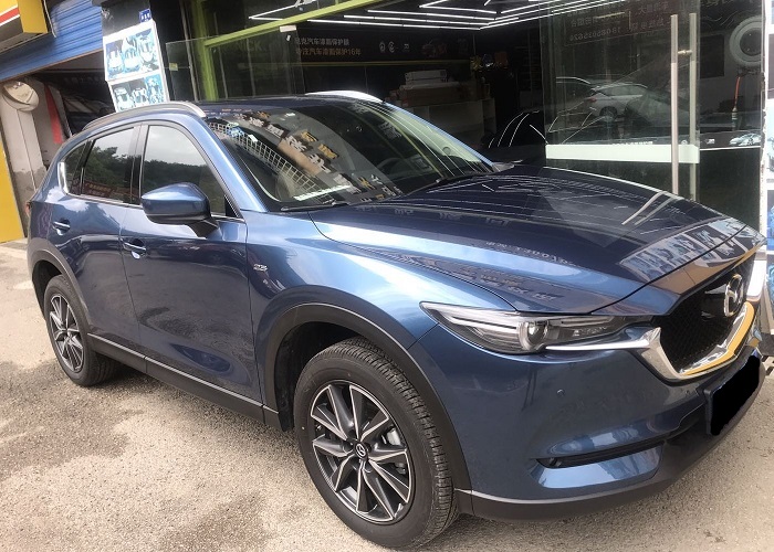 马自达cx-5隐形车衣施工案例