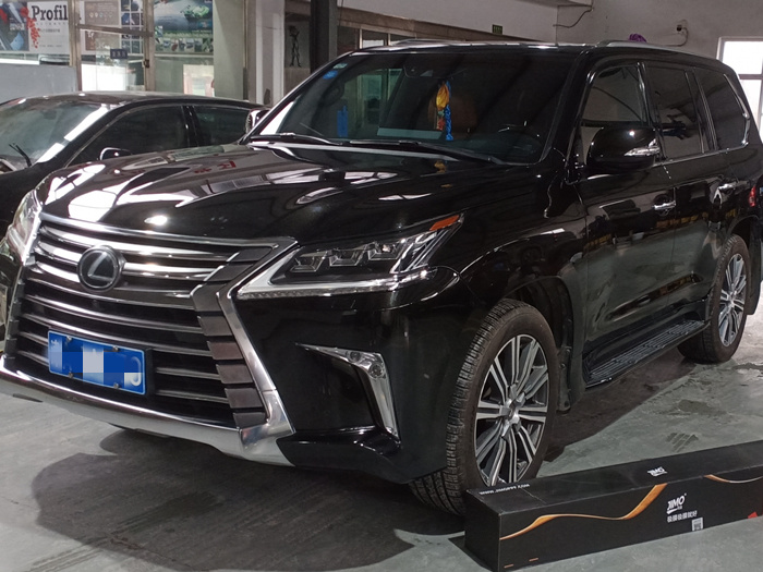 雷克萨斯LX57隐形车衣施工案例