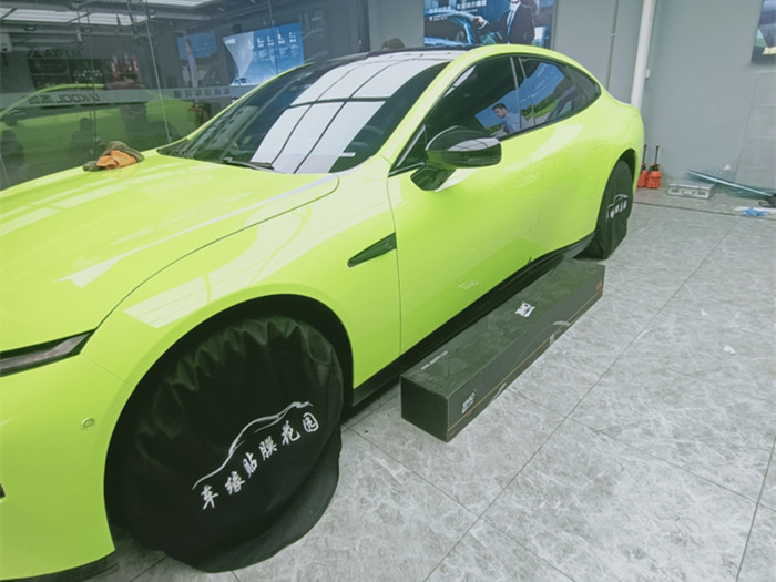 小鹏P7隐形车衣施工案例
