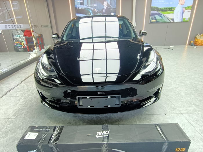 特斯拉-Model 3隐形车衣施工案例