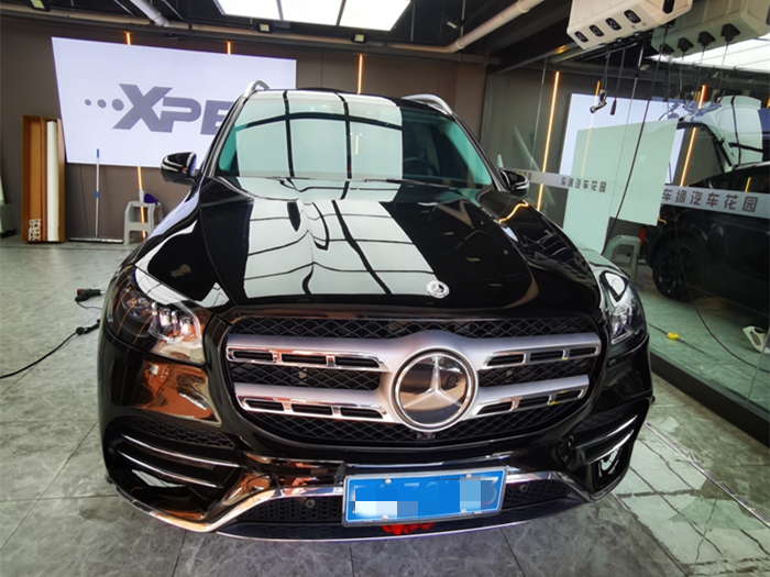 奔驰GLS450隐形车衣施工案例