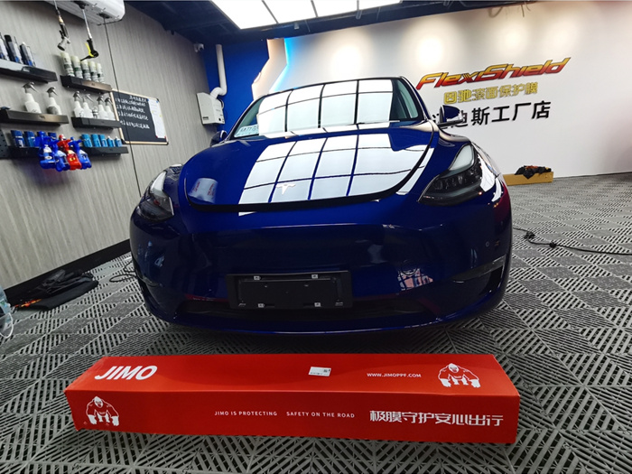 特斯拉-model-Y隐形车衣施工案例