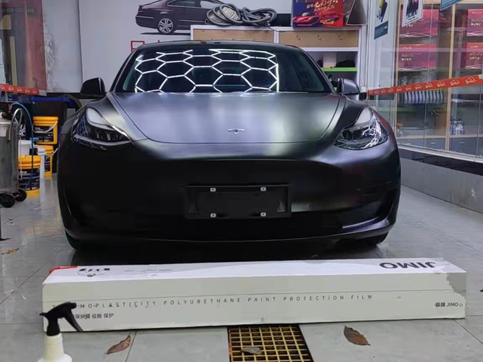 特斯拉model3隐形车衣施工案例