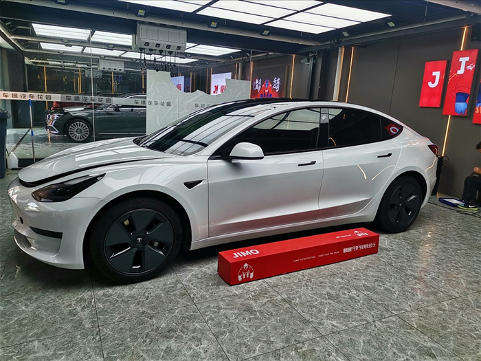 特斯拉-MODEL3隐形车衣施工案例