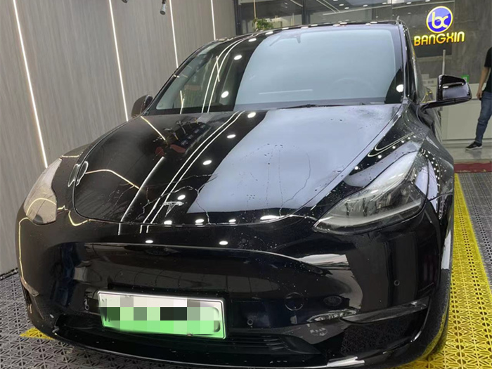 特斯拉Y隐形车衣施工案例