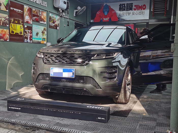 路虎-极光隐形车衣施工案例