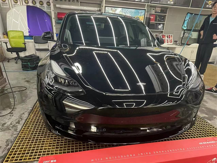 特斯拉model3隐形车衣施工案例