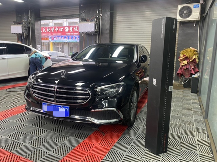 奔驰-E300L隐形车衣施工案例