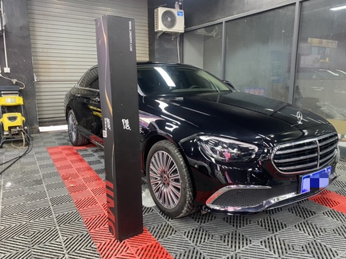 奔驰-E300L隐形车衣施工案例