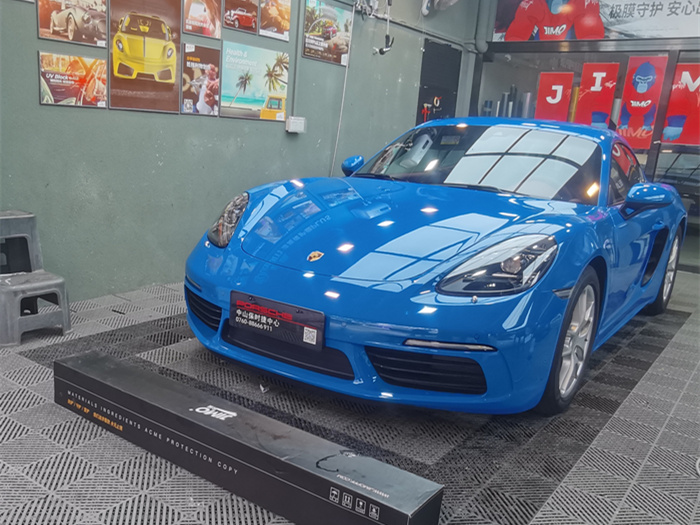 保时捷-718隐形车衣施工案例
