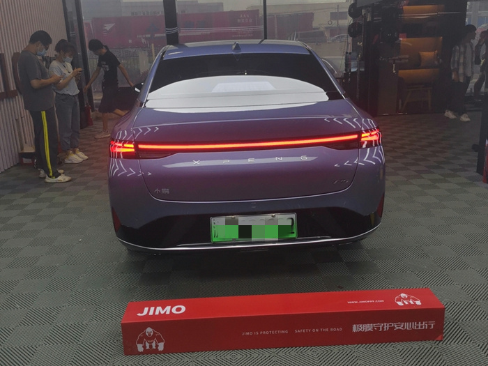 小鹏p5隐形车衣施工案例