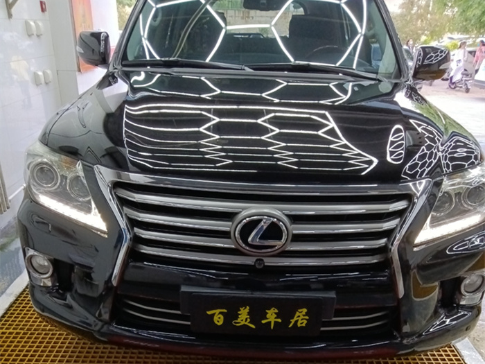 雷克萨斯-LX570隐形车衣施工案例