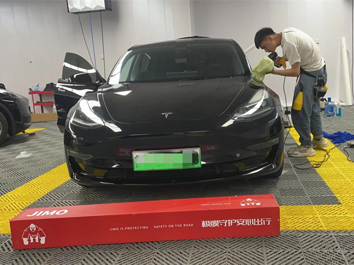 特斯拉-Model 3隐形车衣施工案例