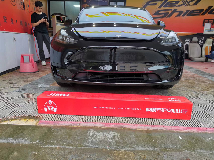 特斯拉modelY隐形车衣施工案例