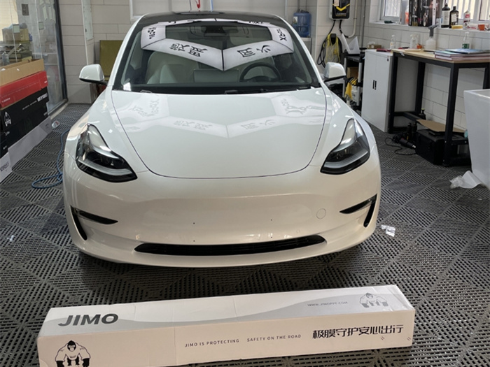 特斯拉 model 3隐形车衣施工案例