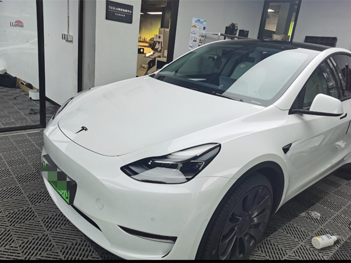 Model Y隐形车衣施工案例