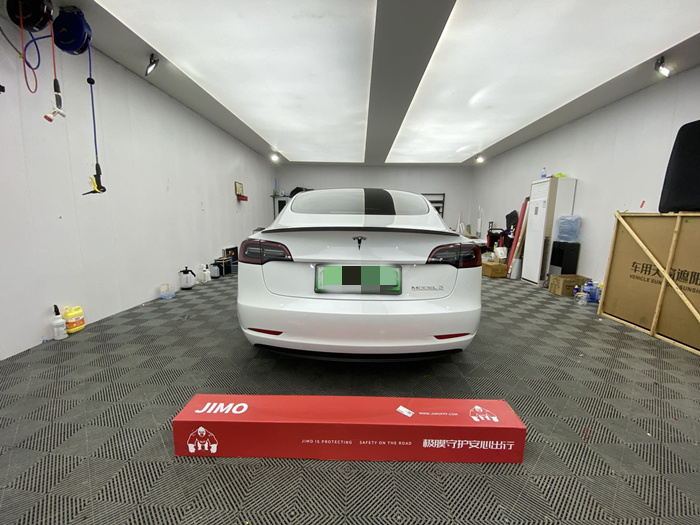 特斯拉-Model 3隐形车衣施工案例