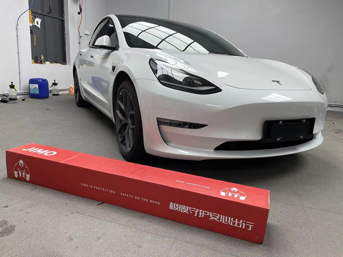 特斯拉-Model 3隐形车衣施工案例